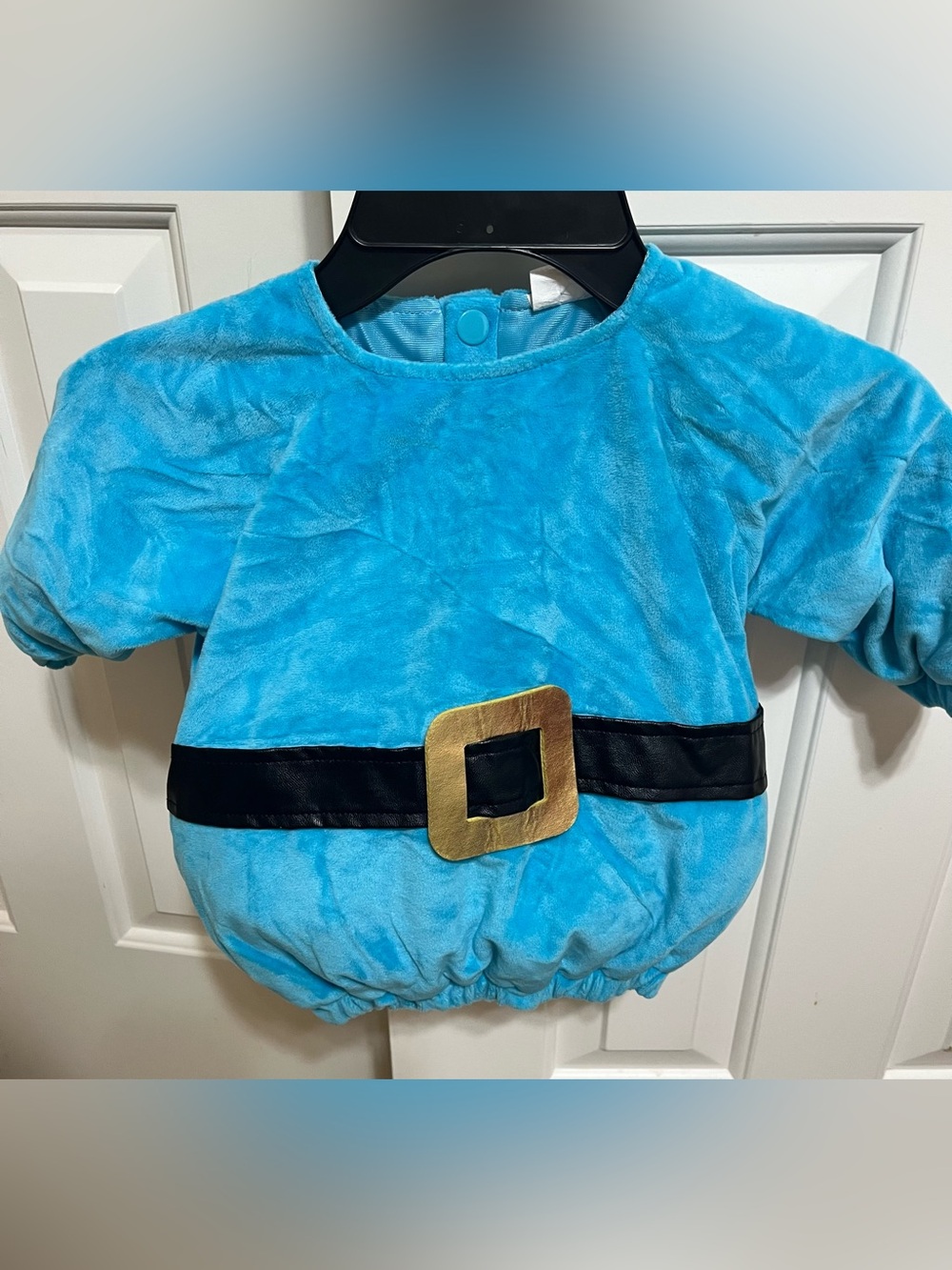 Blue Plush Gnome Costume can be elf or Smurfs also. Halloween costume, 6-12 m